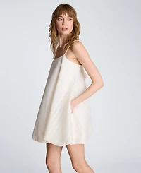 Kenneth Cole Women's Scoop Neck Bubble Hem Mini Dress