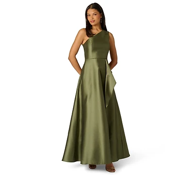 Adrianna Papell Women's Embellished One-Shoulder Sleeveless Ballgown