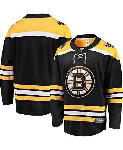 Fanatics Men's Black Boston Bruins Breakaway Home Jersey