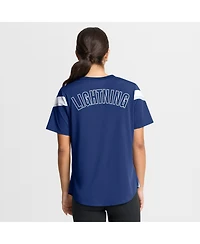 Fanatics Women's Blue Tampa Bay Lightning Offside Athena T-Shirt