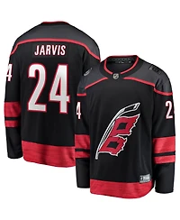 Fanatics Men's Seth Jarvis Black Carolina Hurricanes Home Breakaway Jersey