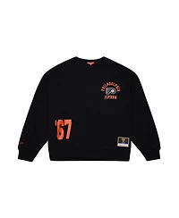 Mitchell & Ness Women's Black Philadelphia Flyers Vintage Crewneck Sweatshirt