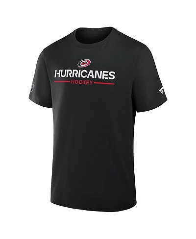 Fanatics Men's Black Carolina Hurricanes Authentic Pro Primary T-Shirt