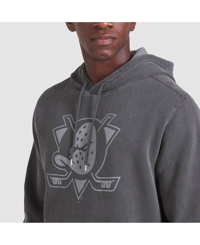 Fanatics Men's Black Anaheim Ducks Made Canada Pullover Hoodie
