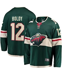 Fanatics Men's Matthew Boldy Green Minnesota Wild Home Breakaway Player Jersey