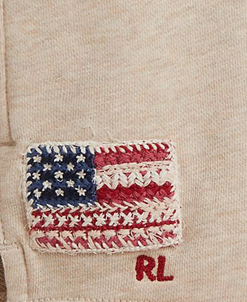 Polo Ralph Lauren Girls' 2T-6X Flag Terry Pull-On Shorts