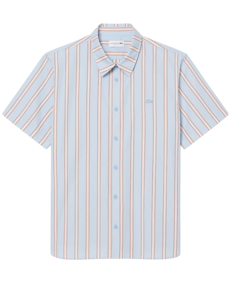Lacoste Men's Short-Sleeve Striped Shirt
