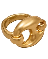 Donna Karan New York 24k Gold-Plated Mariner Statement Link Ring