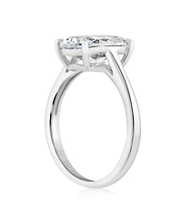 Simona Radiant Oval Solitaire Cz Ring