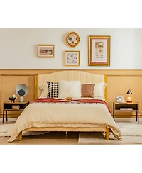 Gymax Stackable End Table Night Stand Bedside Table Shelf Accent Table