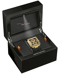 Bulova Limited Edition 150th Anniversary Marc Anthony Men's Series X Se Automatic Black Hnbr Rubber Strap Watch 39mm