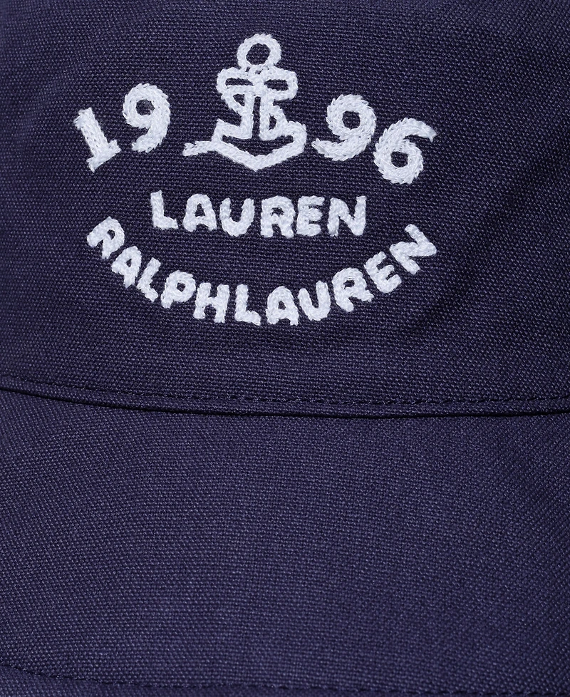 Lauren Ralph Lauren Embroidered Logo Bucket Hat
