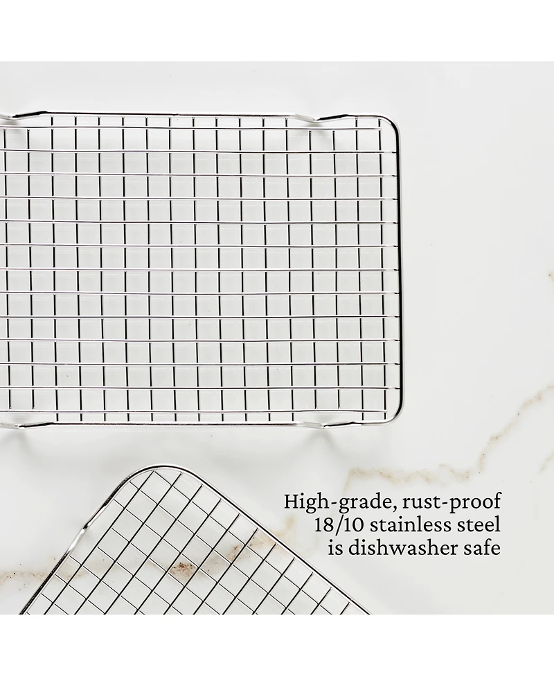 Hestan Provisions Oven Bond Stainless Steel Quarter Sheet Pan Cooling Rack