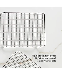 Hestan Provisions Oven Bond Stainless Steel Quarter Sheet Pan Cooling Rack
