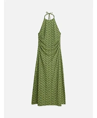 Scotch & Soda Women's Embroidered Long Sleeve Cotton and Linen Shift Dress