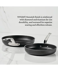 Hestan Titum Fusion Nonstick 2-Pc. Egg Pan and Open Skillet Set