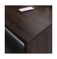 Sauder Affirm Commercial Office Desk, Noble Elm finish