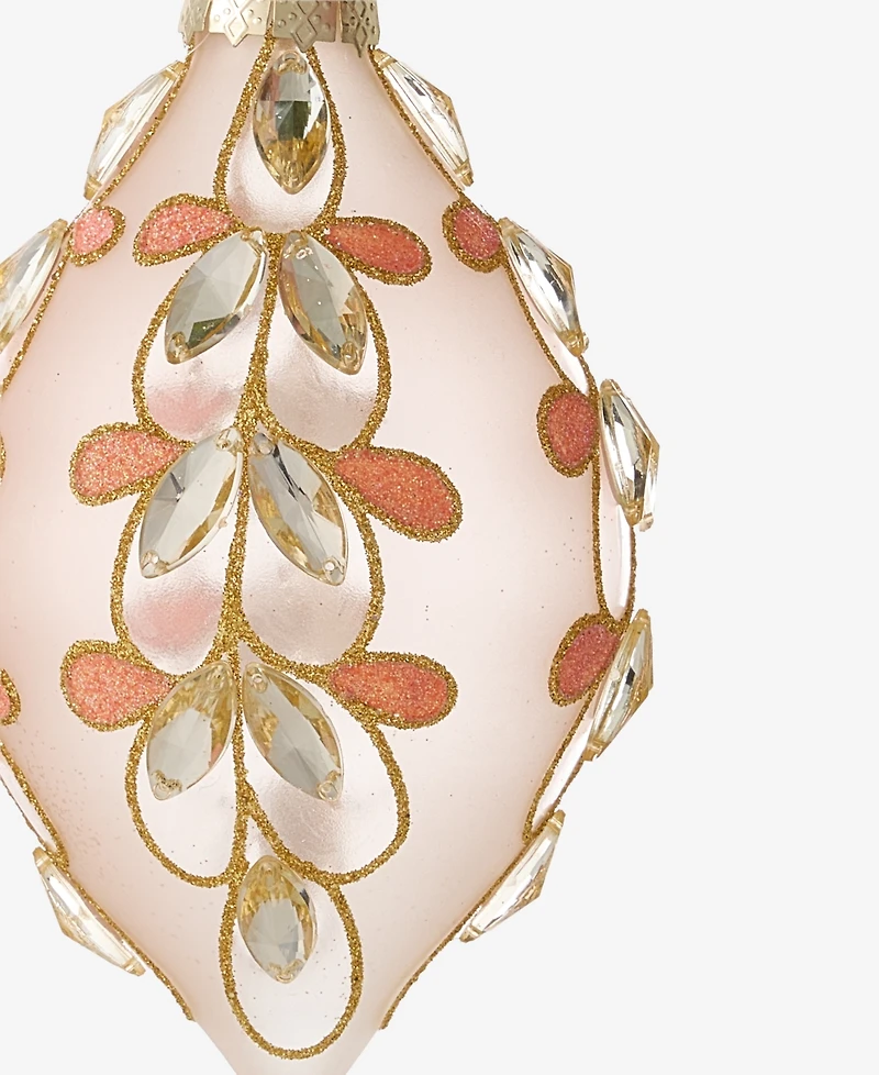 Holiday Lane Jeweled Classics With Gems Finial Ornament, Macy's Exclusive