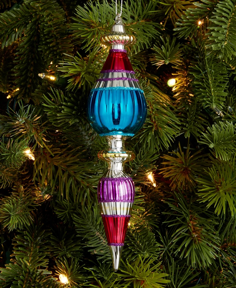 Holiday Lane Merry Magic Finial Ornament, Macy's Exclusive
