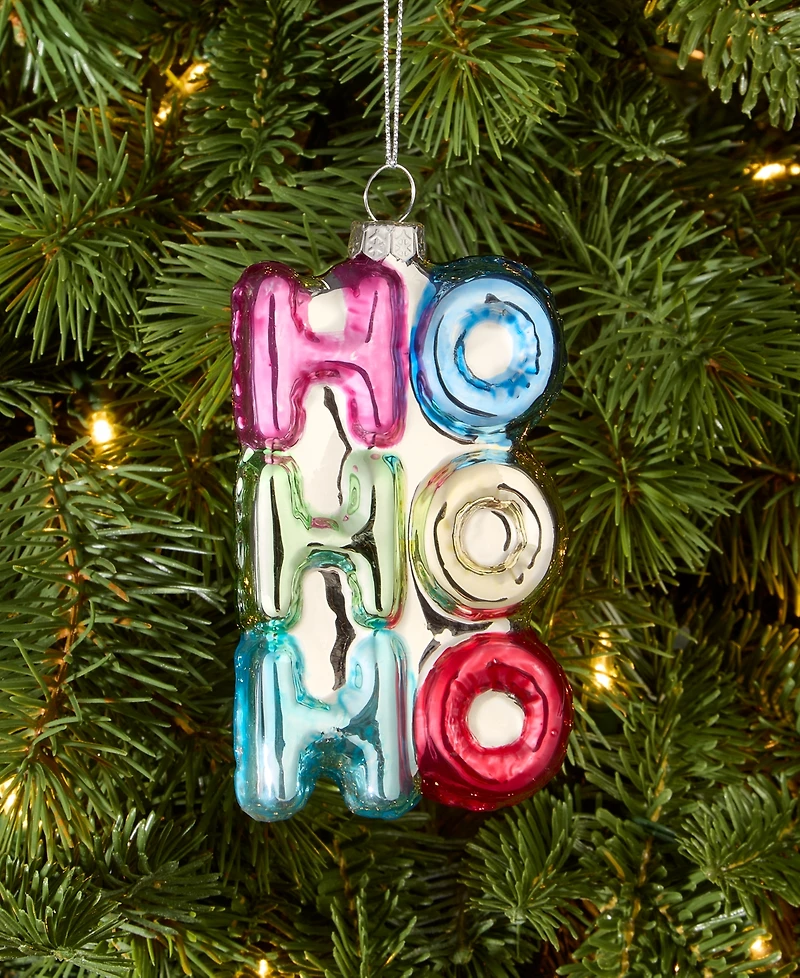 Holiday Lane Merry Magic Ho Ho Ho Ornament, Macy's Exclusive