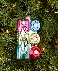 Holiday Lane Merry Magic Ho Ho Ho Ornament, Macy's Exclusive
