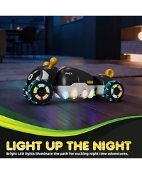 Contixo Rc1 Mech Stunt RC Caterpillar Car, 360degree(s) Spins, Led Lights, Mist Spray, All-Terrain