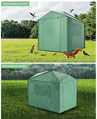 gaomon Pop-Up Greenhouse with Durable Pe Cover, Grow Tent for All Seasons Indoor Outdoor Plants