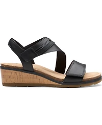 Clarks Women's Kacha Wave Round Toe Sandals