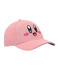 Kirby's Dream Land Boys Kirby Face Youth Pink Traditional Adjustable Hat