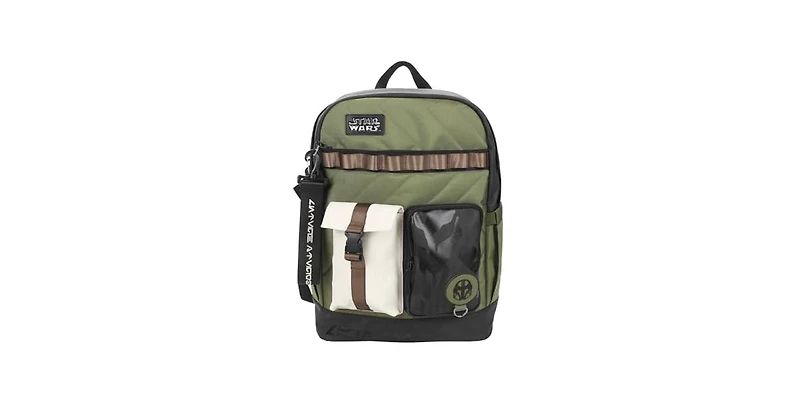 Star Wars: The Mandalorian Star Wars The Mandalorian Green 18.5" Backpack