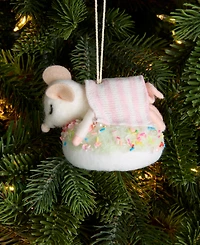 Holiday Lane Nutcracker Sweets Mouse on Donut Ornament, Macy's Exclusive