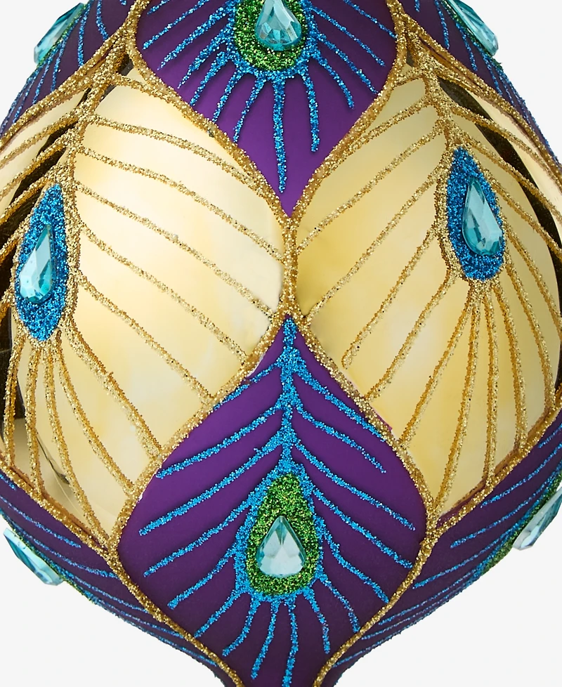 Holiday Lane Peacock Drop Ornament, Macy's Exclusive