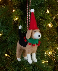 Holiday Lane Pets Felt Dog Ornament, Macy's Exclusive