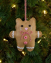 Holiday Lane Pets Felt Cat Ornament, Macy's Exclusive