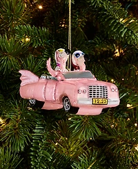 Holiday Lane Florida Flamingos in Car Ornament, Macy's Exclusive