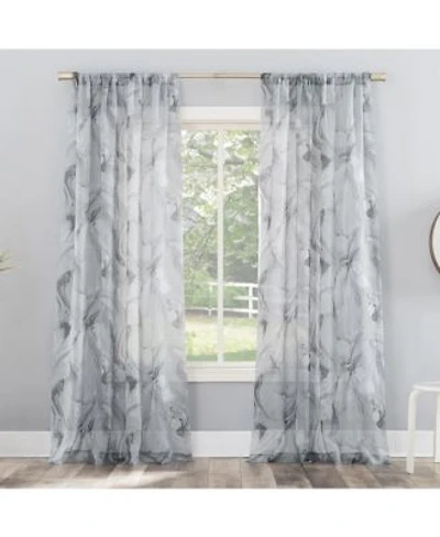 No. 918 Cristo Crushed Sheer Voile Rod Pocket Curtain Panel
