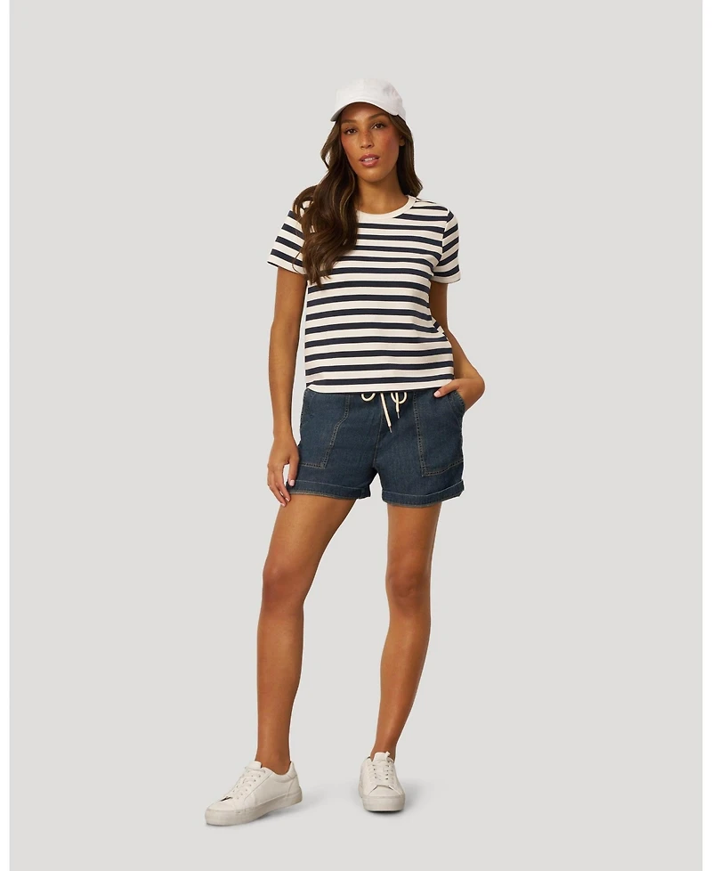 Cable and Gauge Women's Essential Stripe Tee