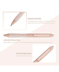 Gnuadz Ballpoint Pen Soft Grip Retractable 1mm Medium Point