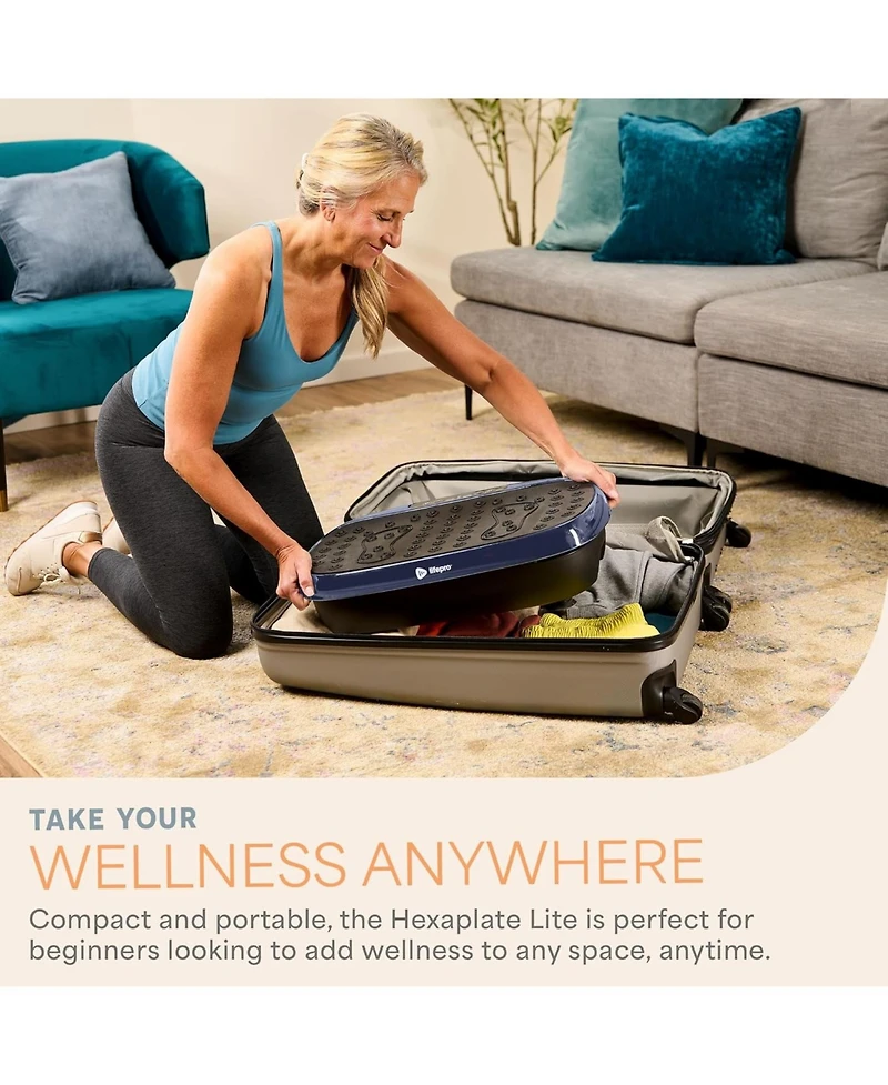 Lifepro HexaPlate Lite Vibration Plate Exercise Machine