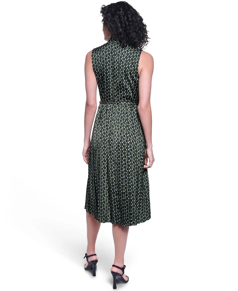 Karl Lagerfeld Paris Women's Printed Midi Dress