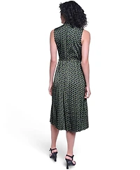 Karl Lagerfeld Paris Women's Printed Midi Dress