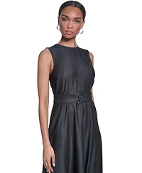 Karl Lagerfeld Paris Women's Denim Midi Dress