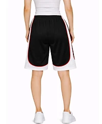 Jump Start Women's Loose Fit Lightweight Breathable Moisture Wicking Mesh Shorts