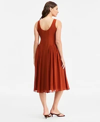 On 34th Women's Drop-Waist Midi Dress, Macy's Exclusive