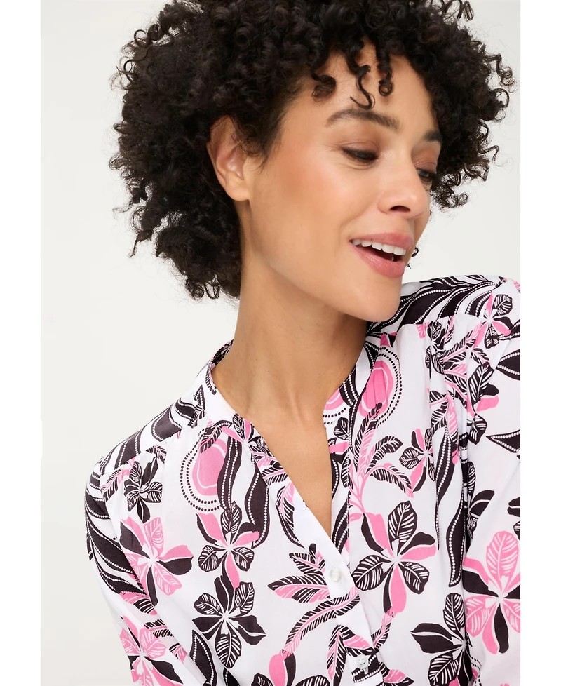 Olsen Women's Wildflower Tunic Shirt