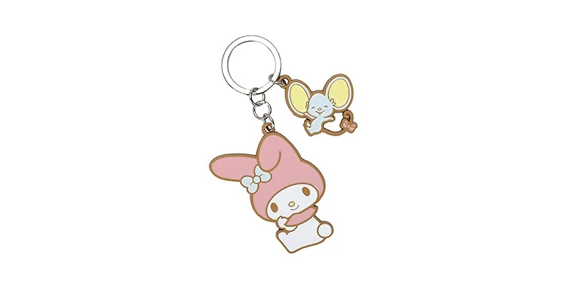 My Melody Flat & My Melody Character Charms Keychain