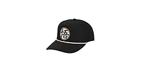 Dragon Ball Z Men's Goku Kanji Patch Black Retro Grandpa Snapback Hat