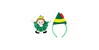 Elf Buddy 2-Piece Plush Headband & Scrunchie Set