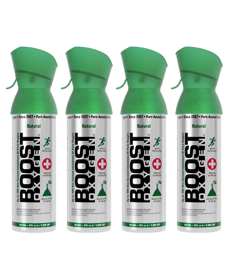 Boost Oxygen 5 Liter Canned Oxygen Bottle with Mouthpiece