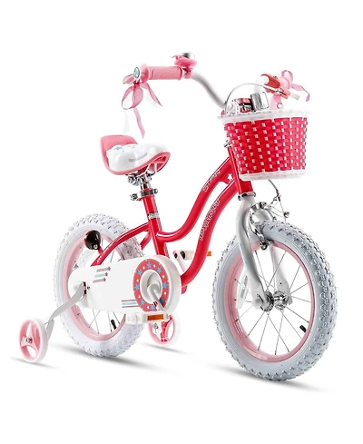 RoyalBaby Stargirl Children's Outdoor Bicycle 14 Inch with Training Wheels